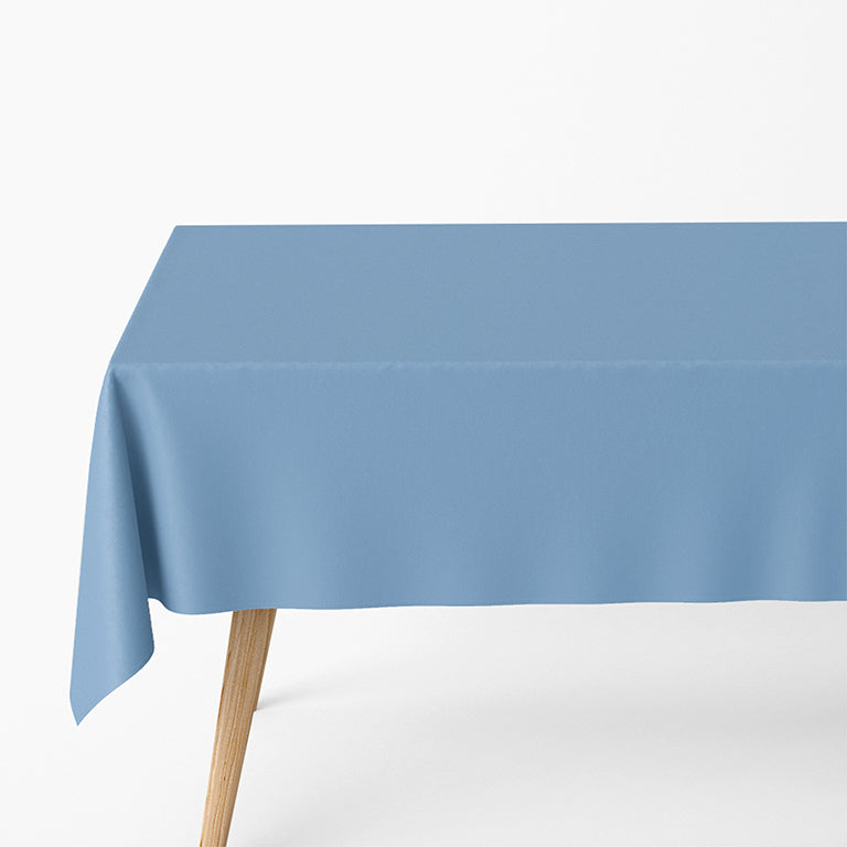 Toalha de mesa à prova d'água 1,20 x 5 m azul pastel