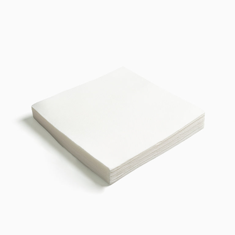 Premium Papel 40x40 White napkins