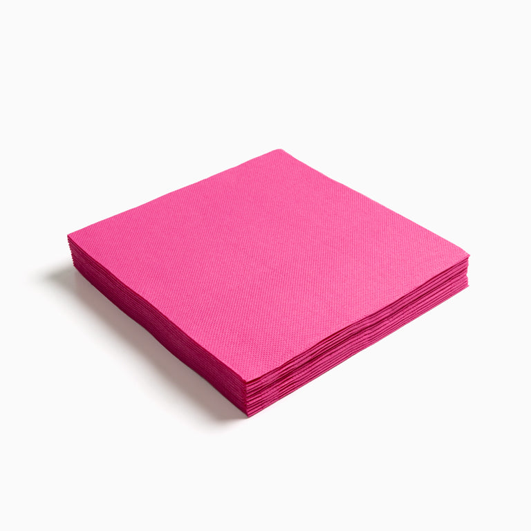 Guardanapos rosa premium de papel 40x40