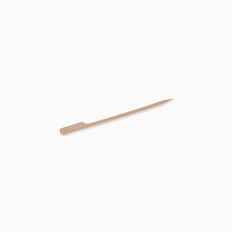 Brochette en bambou avec une poignée de 24 cm
