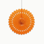 Orange extragrande paper fan