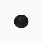 Lâmpada de esfera de papel supermini preto