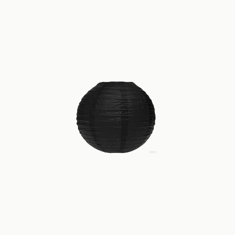 Lampe de sphère en papier supermini noir