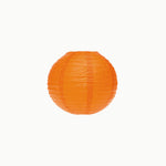 Mini lampe de sphère en papier orange