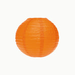 Orangefarbene Medianpapierlampe