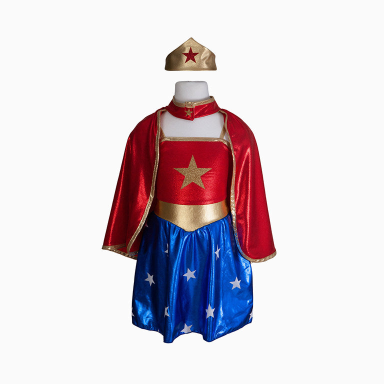 Superhelden -Mädchen Kostüm