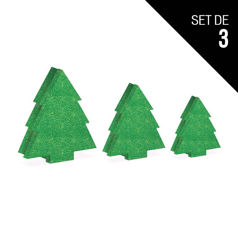 Set casella Forma verde di Natale
