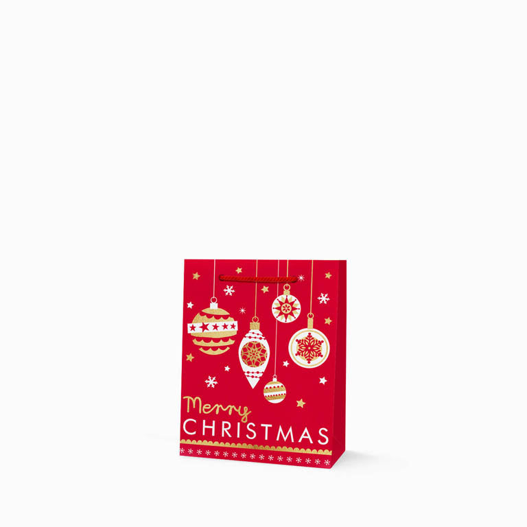 Borsa di Natale piccoli ornamenti natalizi