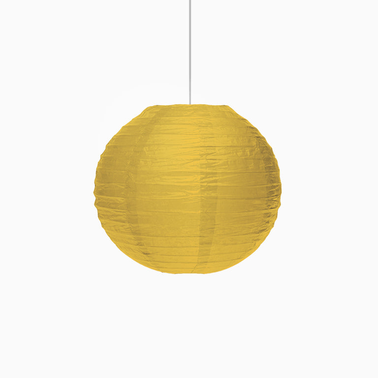 Lámpara Esfera Papel Mini Oro