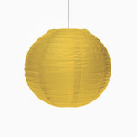 Papier moyen de la lampe de sphère Ø 35 cm d'or