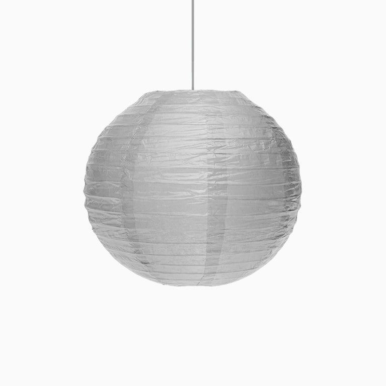 Lámpara Esfera Papel Pequeña Ø30 cm Plata