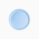 Sobremesa redonda de papelão liso Ø 17 cm Bolo azul