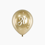 Setzen Sie Luftballons 30 Jahre