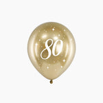 Set Balloons 80 years