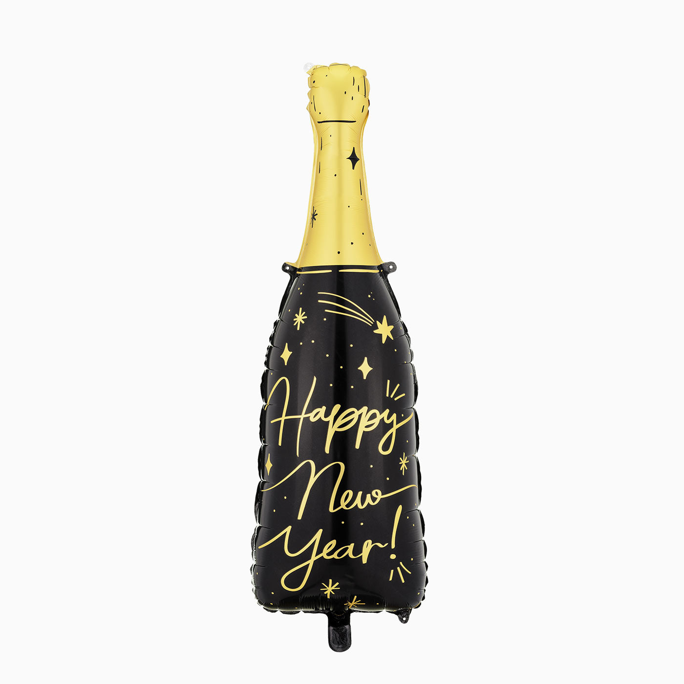 Balão da garrafa de falha "Feliz Ano Novo"
