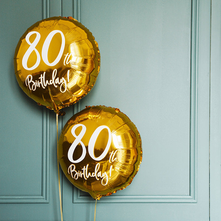 Palloncino foil "80° Compleanno"