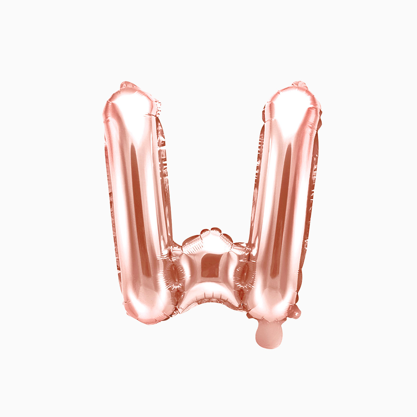 Palloncino foil piccolo con lettere in oro rosa
