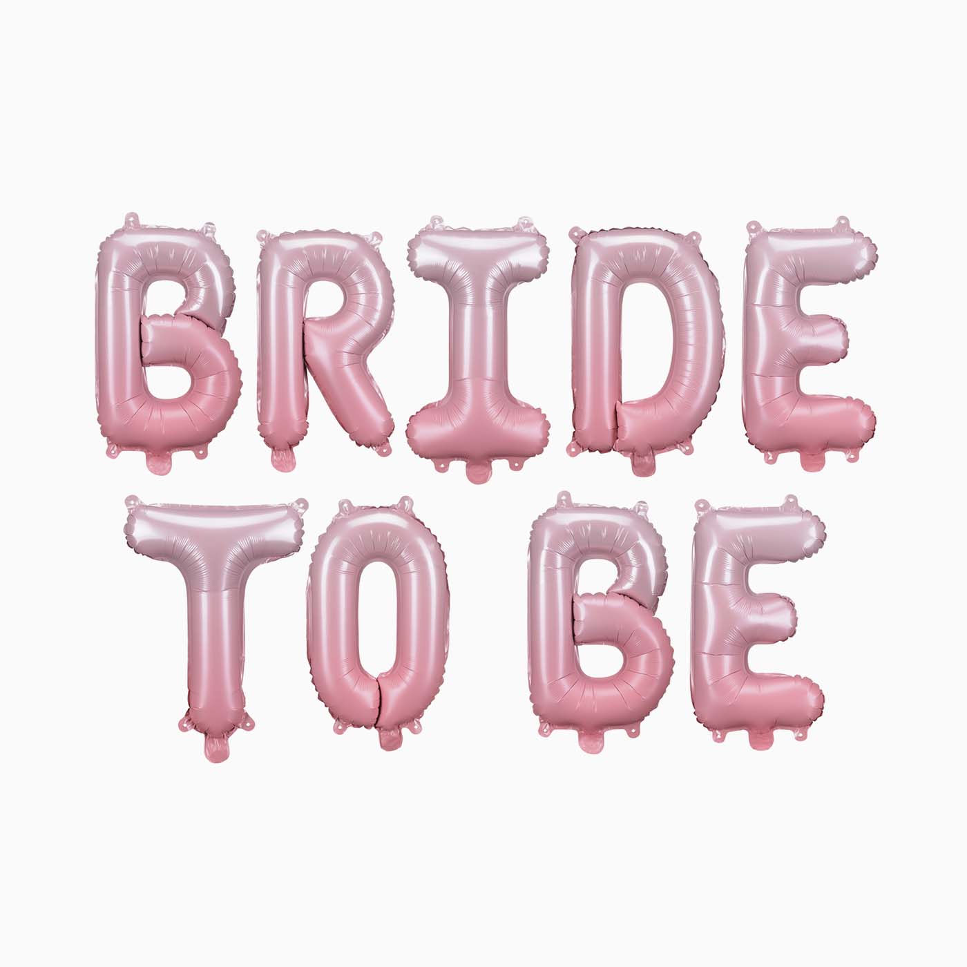 Globo Letters Foil "Bride to Be" Bachelorette Party