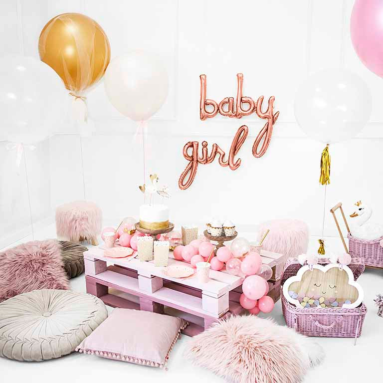 Baby pink balloon