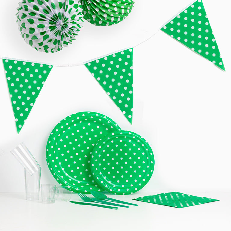 Cucchiaio di plastica riutilizzabile 16,5 cm verde