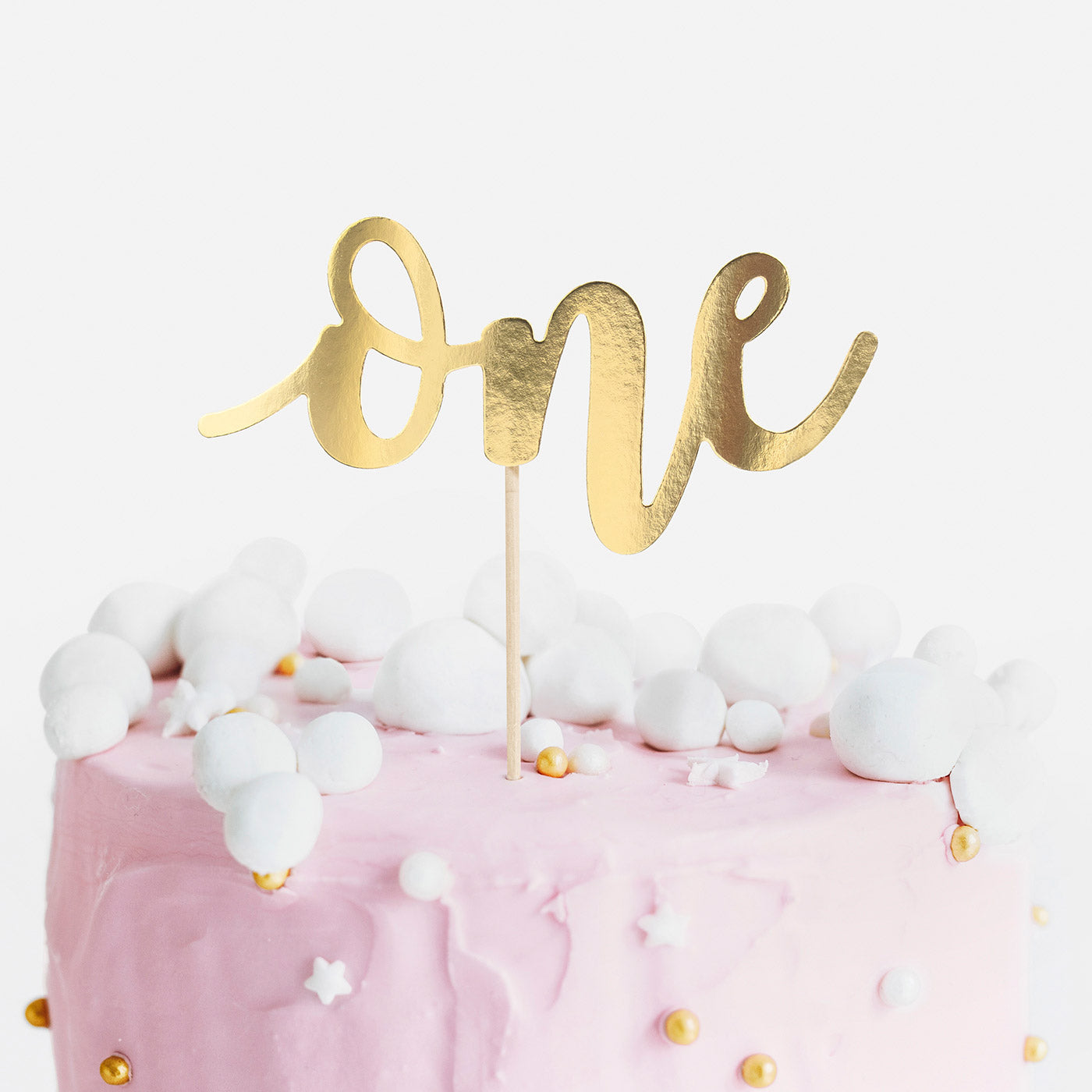 Golden One -Cake Topper