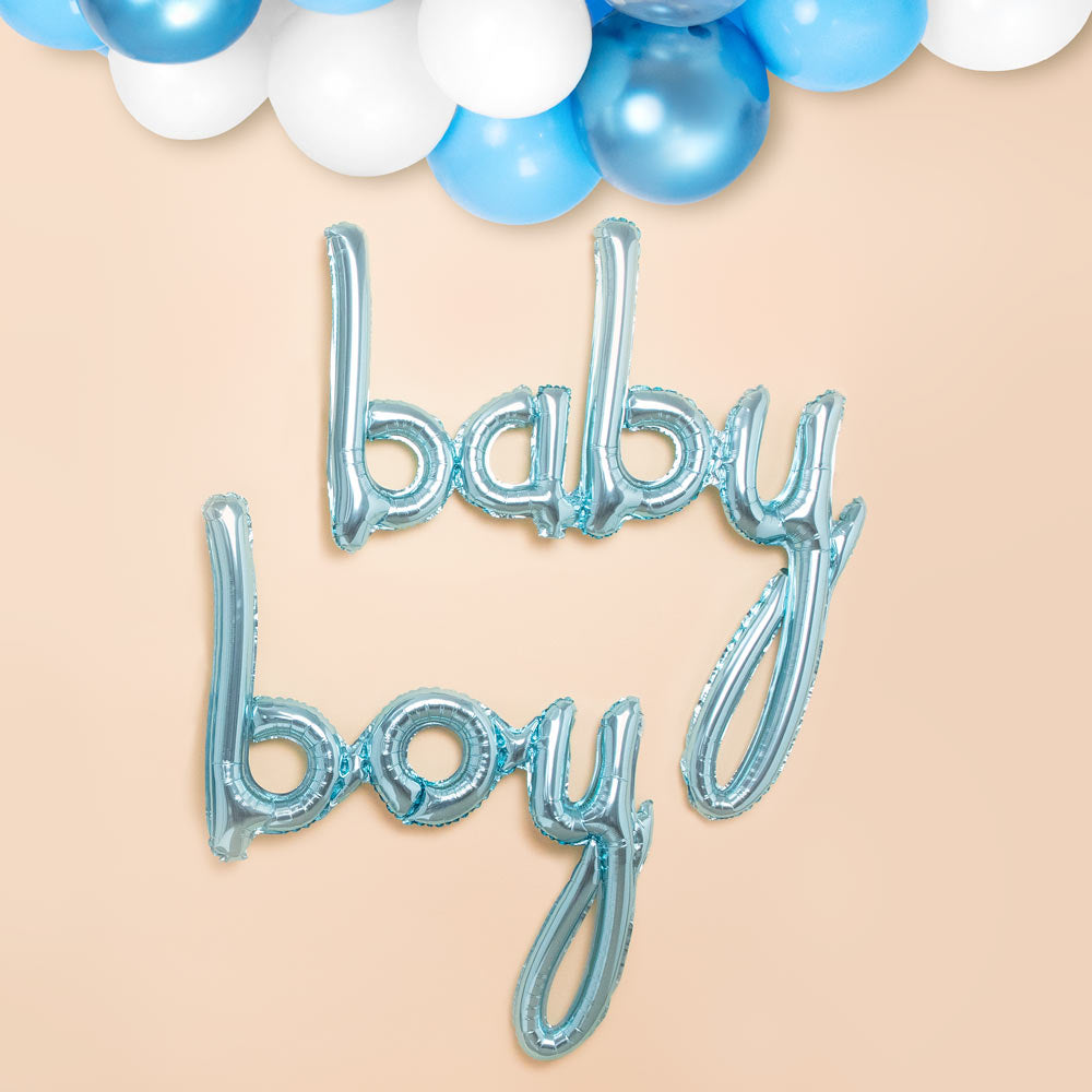 Globo azul bebê