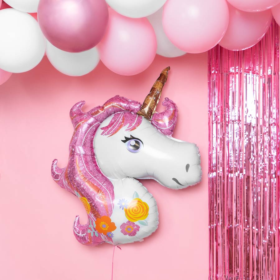 Pink Unicorn Balloon