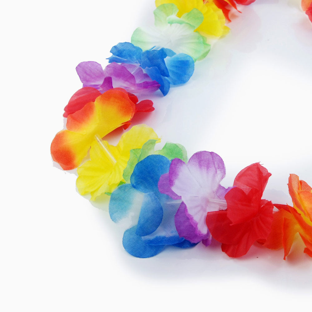 Collar Hawaiano Flores Multicolor