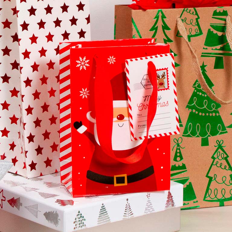 Bolsa Regalo Navidad Mini Santa Claus