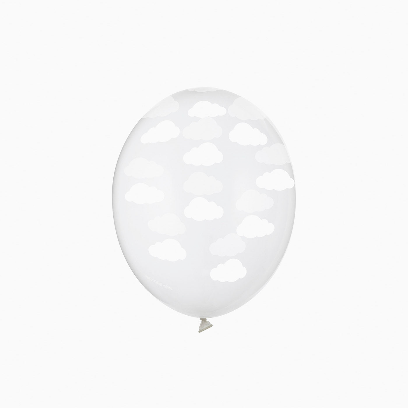 Globe de nuage de latex blanc transparent