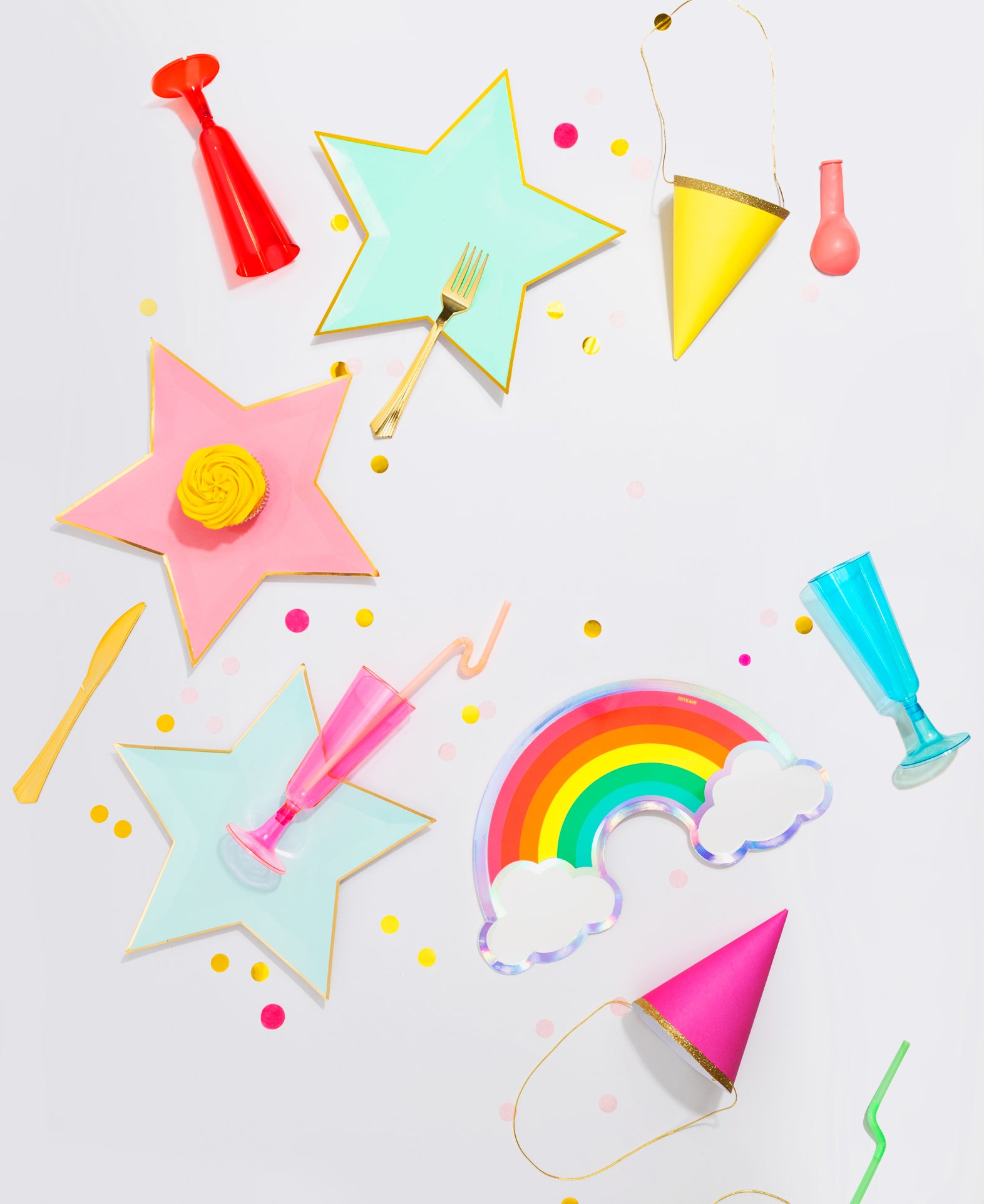 Metallischer Regenbogen