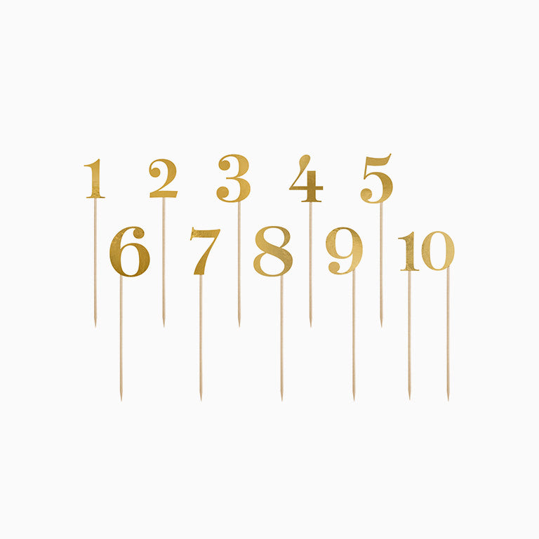 Marcatori di numeri da tavolo / Confezione da 11 unità