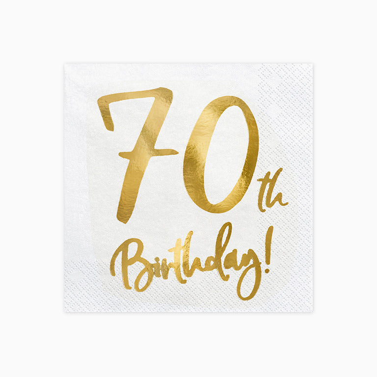 Papel "70 ° compleanno"