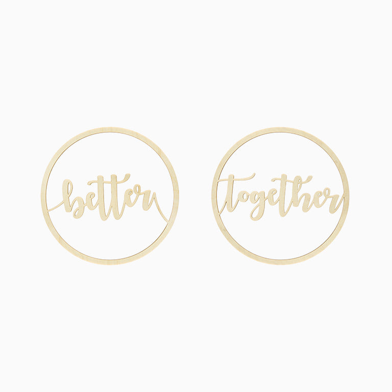 Decoración "Better Together"